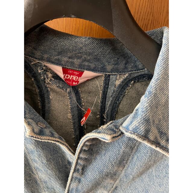 Supreme Inset Logo Denim Trucker Jacket 最終価格 ジャケット