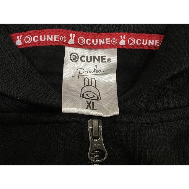 CUNE(キューン)の＊キューン 9TH 北沢ラビッツ 9うさぎ ジップアップパーカー XL メンズのトップス(パーカー)の商品写真