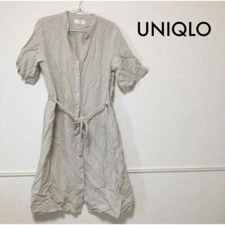 ユニクロ(UNIQLO)の【UNIQLO】リネンワンピース(ロングワンピース/マキシワンピース)