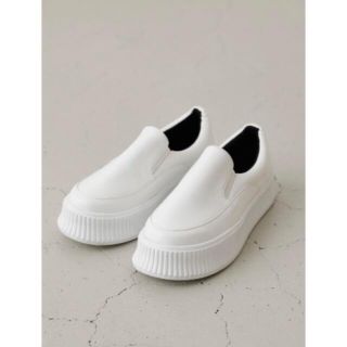 ザラ(ZARA)のスリッポン　スニーカー　厚底　チャンキーソールスリッポン　23.5(スニーカー)