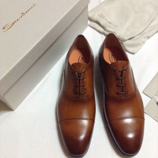 サントーニ(Santoni)の新品 UK6.5 santoni ストレートチップ 革靴 9625(ドレス/ビジネス)