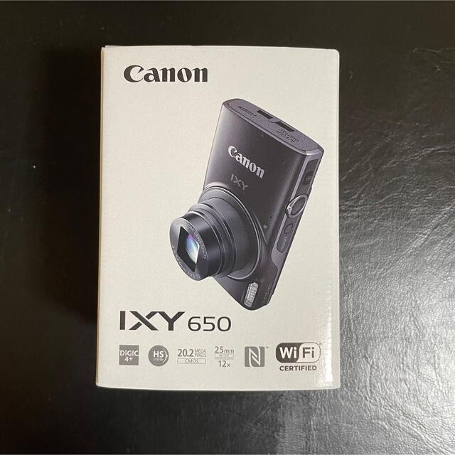 新品未開封】Canon コンパクトカメラ IXY 650 ブラック 逆輸入