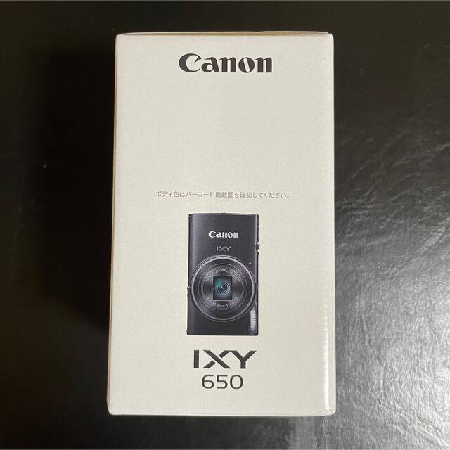 新品未開封】Canon コンパクトカメラ IXY 650 ブラック 逆輸入