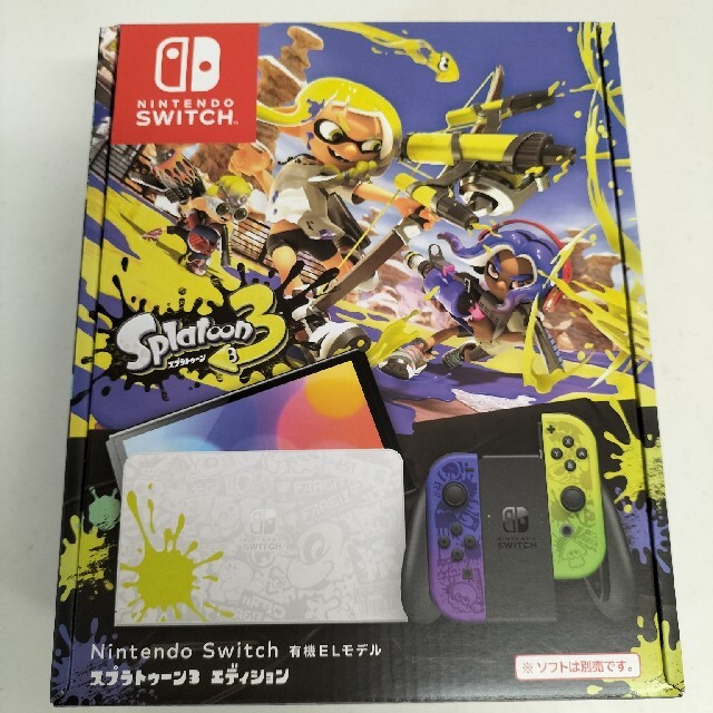 送料0円】 Nintendo Switch 有機ELモデル スプラトゥーン3