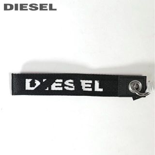 ディーゼル(DIESEL)のディーゼル ロゴストラップ キーリング キーホルダー ストラップチャーム(キーホルダー)