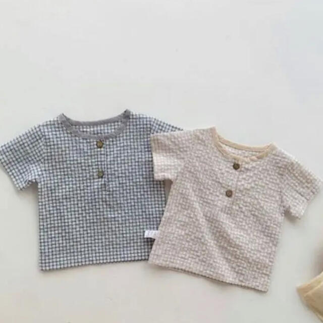 ベビー キッズ セットアップ 90 キッズ/ベビー/マタニティのキッズ服男の子用(90cm~)(Tシャツ/カットソー)の商品写真