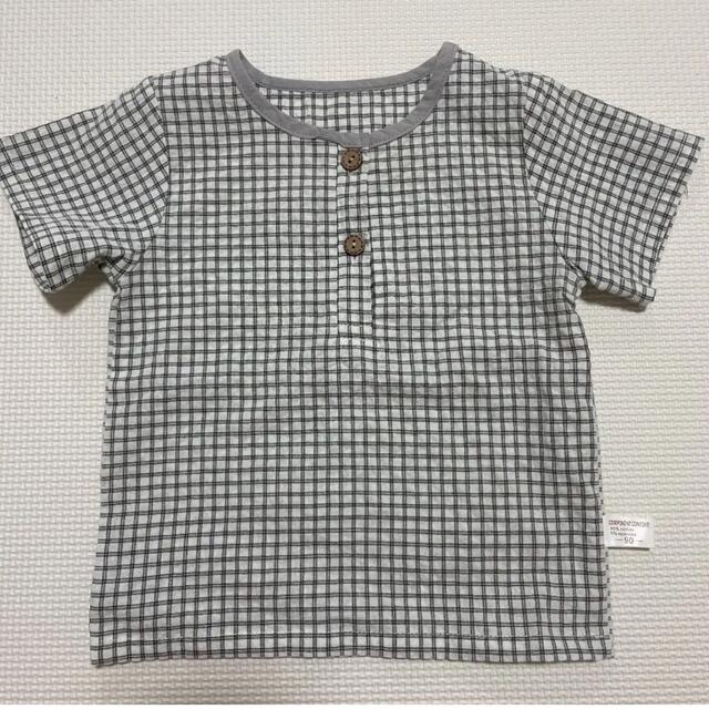 ベビー キッズ セットアップ 90 キッズ/ベビー/マタニティのキッズ服男の子用(90cm~)(Tシャツ/カットソー)の商品写真