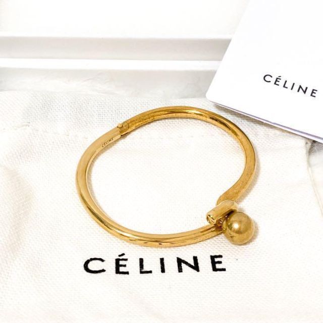 全品送料無料】 CELINE セリーヌノット バングル ブレスレット asakusa