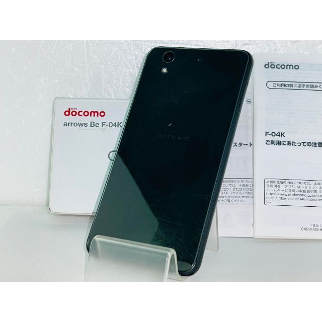 NTTdocomo(エヌティティドコモ)のSIMフリー docomo arrows Be F-04K 〇判定 送料無料 スマホ/家電/カメラのスマートフォン/携帯電話(スマートフォン本体)の商品写真