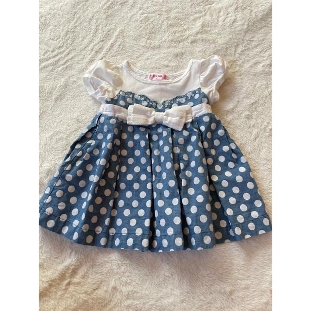 mezzo piano(メゾピアノ)のメゾピアノ８０センチ キッズ/ベビー/マタニティのベビー服(~85cm)(ワンピース)の商品写真