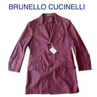 ブルネロクチネリ(BRUNELLO CUCINELLI)のBrunello Cucinelli 薄手コットンチェスターコート　M(チェスターコート)