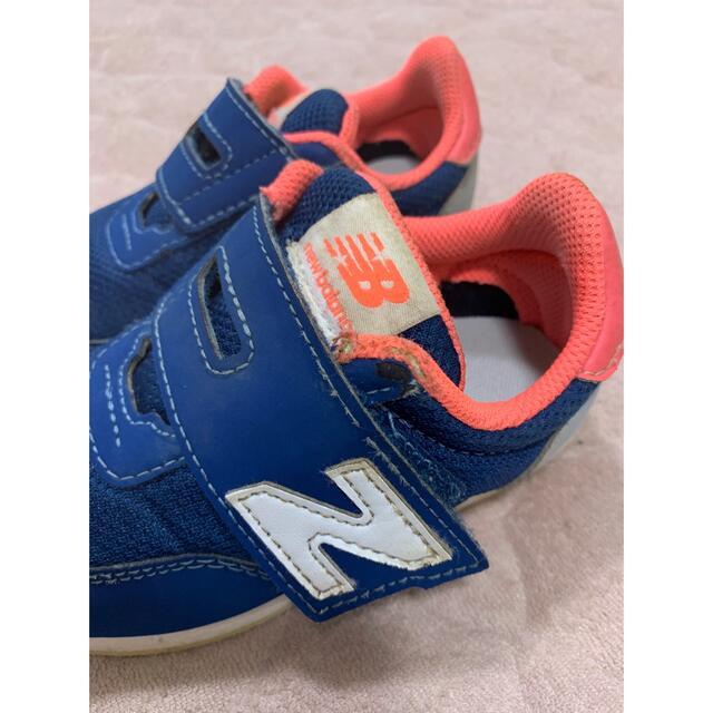 New Balance(ニューバランス)のニューバランス　15.5㎝　キッズ　青・紺 キッズ/ベビー/マタニティのキッズ靴/シューズ(15cm~)(スニーカー)の商品写真