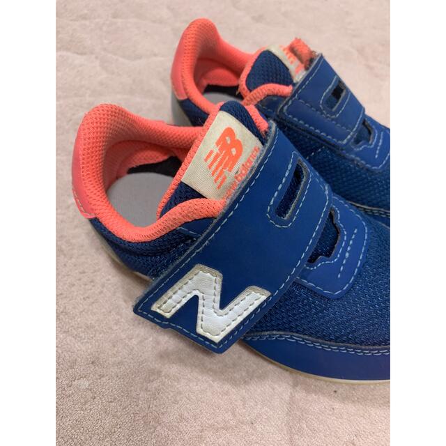 New Balance(ニューバランス)のニューバランス　15.5㎝　キッズ　青・紺 キッズ/ベビー/マタニティのキッズ靴/シューズ(15cm~)(スニーカー)の商品写真