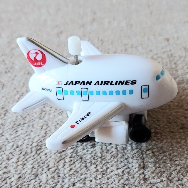 おもちゃ 飛行機 ゼンマイ JAL JA787J、ANA JA801A