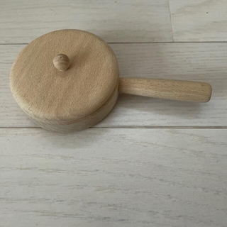 【⭐︎美品⭐︎】木製おままごと　フライパン(知育玩具)
