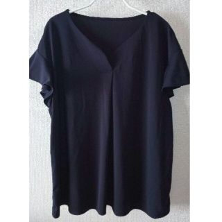 アオキ(AOKI)の接触冷感 袖フリルカットソー LLサイズ(シャツ/ブラウス(半袖/袖なし))