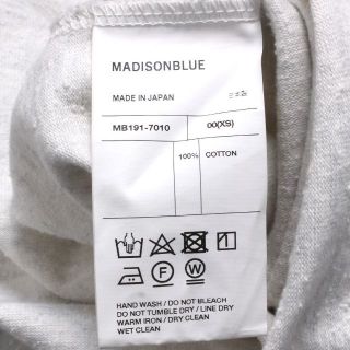 MADISONBLUE  フットボールワンピース  ネップ素材 マディソンブルー