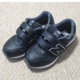 ニューバランス(New Balance)のnew balance PO313 20cm LBK(BLACK)(スニーカー)