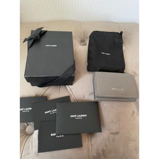 サンローラン(Saint Laurent)のSaintLaurent サンローラン TINY 三つ折り財布　ミニ財布(財布)