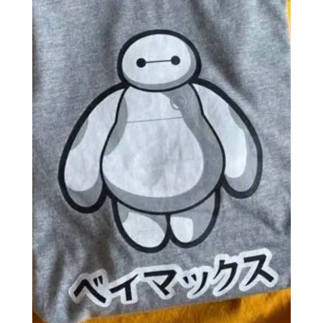 ベイマックス ビッグ Tシャツ グレー 2L メンズのトップス(Tシャツ/カットソー(半袖/袖なし))の商品写真