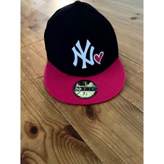 ニューエラー(NEW ERA)のニューエラ  NEWERA  ベースボールキャップ　ハート　NY LA(キャップ)