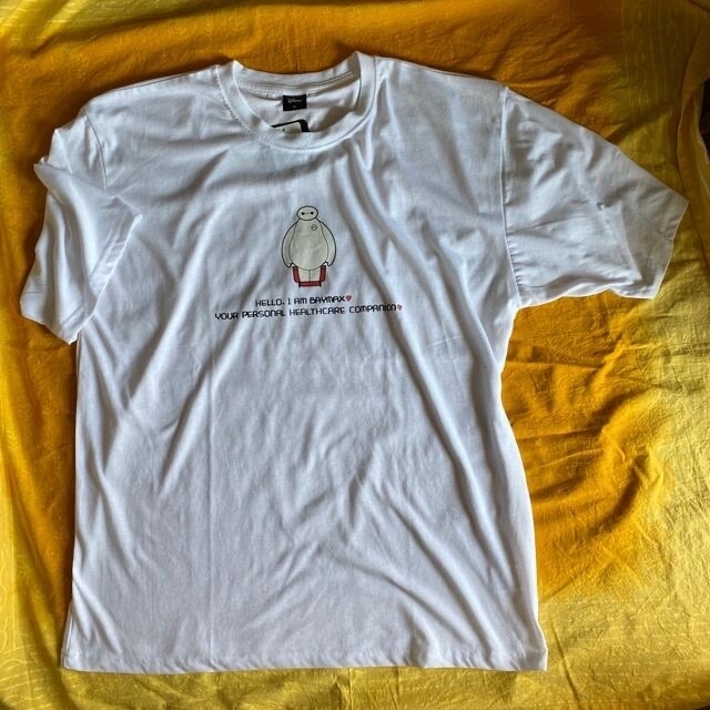ベイマックス ビッグ  Tシャツ ホワイト 3L メンズのトップス(Tシャツ/カットソー(半袖/袖なし))の商品写真