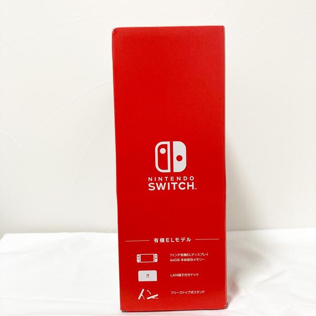 Nintendo Switch(ニンテンドースイッチ)の新品未使用 Nintendo Switch　本体　有機EL ホワイト 店舗印なし エンタメ/ホビーのゲームソフト/ゲーム機本体(家庭用ゲーム機本体)の商品写真