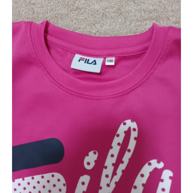 FILA(フィラ)のめるさん専用FILA　150cmTシャツ短パンセットアップ キッズ/ベビー/マタニティのキッズ服男の子用(90cm~)(Tシャツ/カットソー)の商品写真
