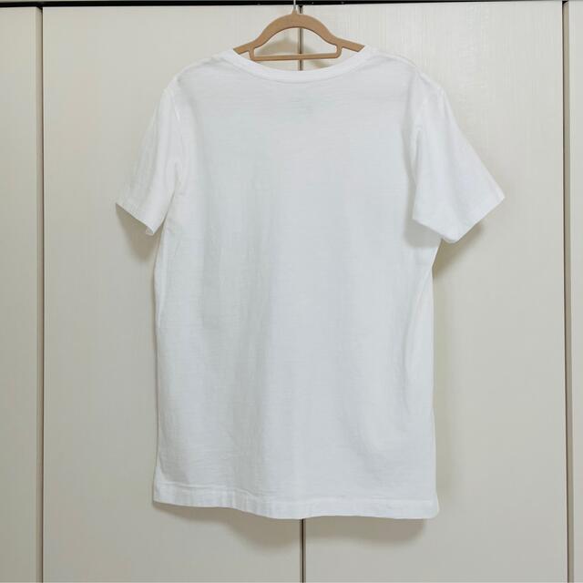 MUJI (無印良品)(ムジルシリョウヒン)の無印良品　レディース　Tシャツ　コットン　Lサイズ　ホワイト メンズのトップス(Tシャツ/カットソー(半袖/袖なし))の商品写真