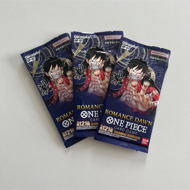 ONE PIECE(ワンピース)のワンピースカード 3パック エンタメ/ホビーのアニメグッズ(カード)の商品写真