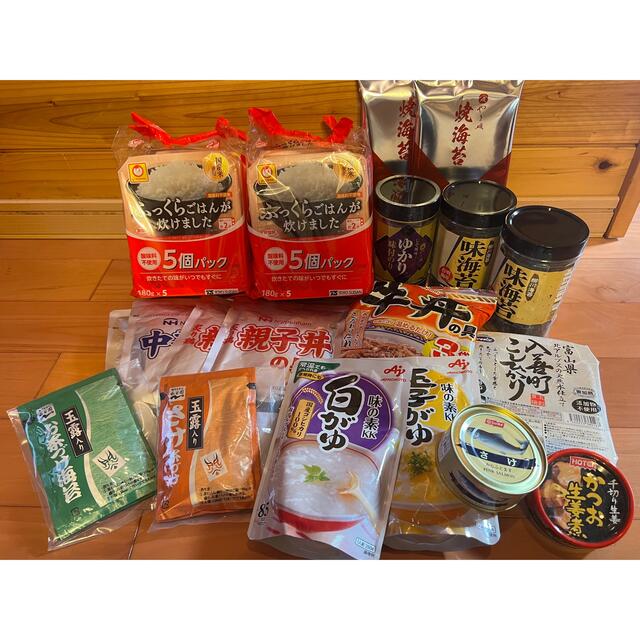 食品詰め合わせ　非常食　レトルト 食品/飲料/酒の加工食品(レトルト食品)の商品写真