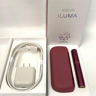 アイコス(IQOS)のアイコスイルマ　本体　充電器のみ新品　サンセットレッド(タバコグッズ)