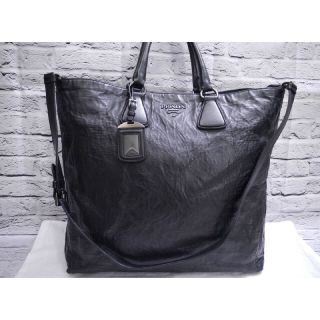 PRADA - 美品◇PRADAプラダ A4対応ビジネス可 ナッパレザー トート PRADA - 美品◇PRADAプラダ A4対応ビジネス可 ナッパレザー トート