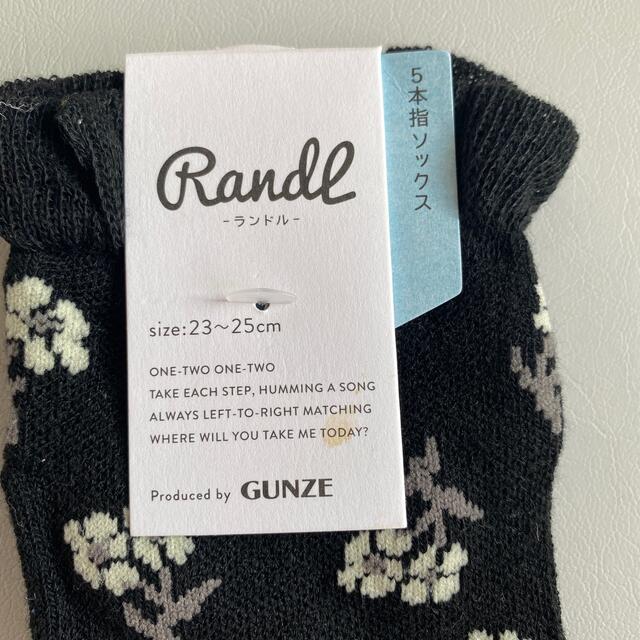 GUNZE(グンゼ)のランドル　5本指ソックス　靴下　グンゼ レディースのレッグウェア(ソックス)の商品写真