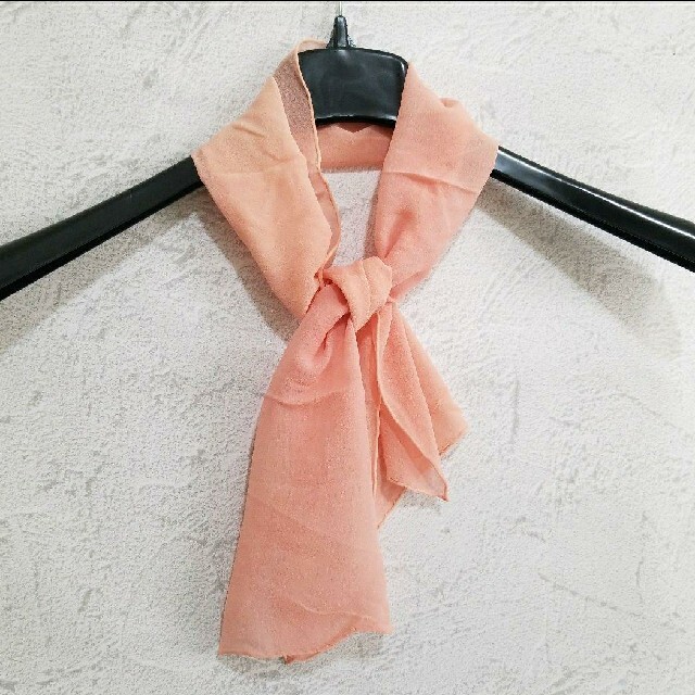 草木染め　スカーフ　ハンドメイド ハンドメイドのファッション小物(スカーフ)の商品写真