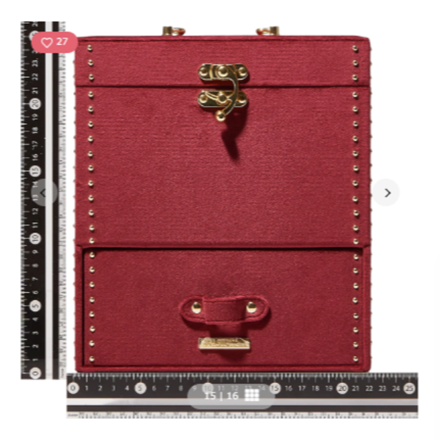 ANNA SUI×フランフラン☆マルチボックス ワインレッド - 小物入れ ANNA SUI×フランフラン☆マルチボックス ワインレッド - 小物入れ