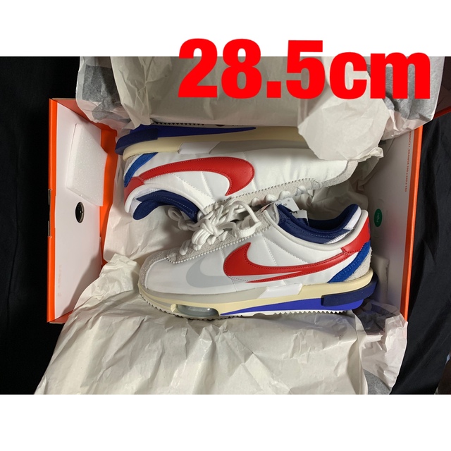 サカイZOOM CORTEZ NIKE x sacai28.5cmUS10.5 - スニーカー