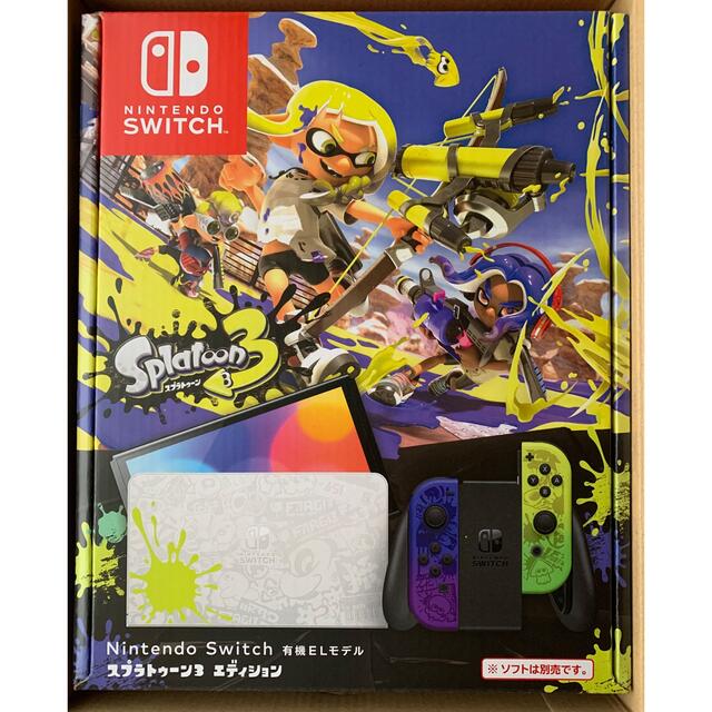 新品】 Nintendo Switch 有機ELモデル スプラトゥーン3 - 家庭用ゲーム ...