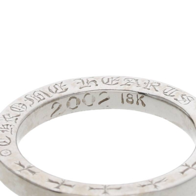 CHROME HEARTS 18KWG NTFL ホワイトゴールドリング クロムハーツ Chrome Hearts NTFL サイズ:18号 シルバーリング SS07