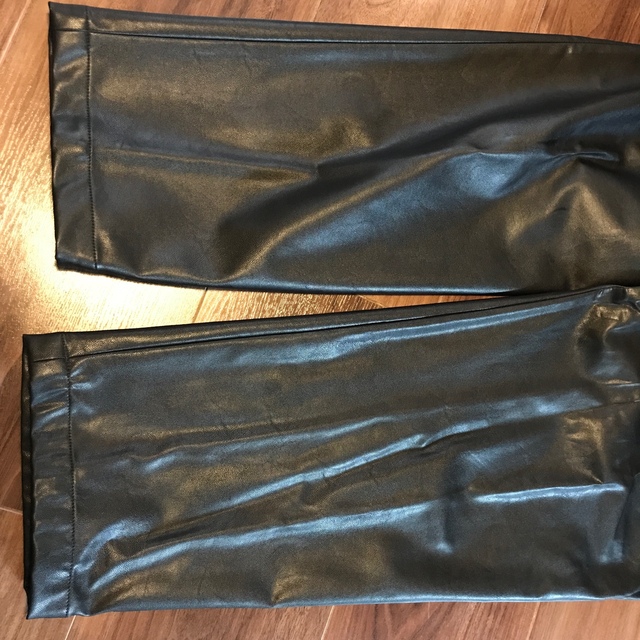 FAKE LEATHER TROUSERS