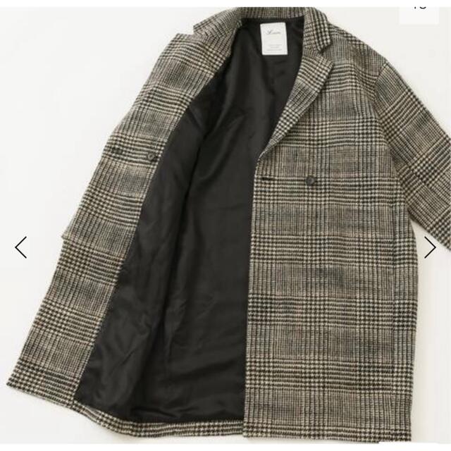 L'Appartement DEUXIEME CLASSE(アパルトモンドゥーズィエムクラス)のアパルトモン  Check W Coat レディースのジャケット/アウター(ロングコート)の商品写真