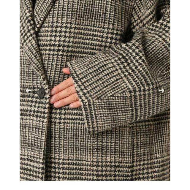 L'Appartement DEUXIEME CLASSE(アパルトモンドゥーズィエムクラス)のアパルトモン  Check W Coat レディースのジャケット/アウター(ロングコート)の商品写真