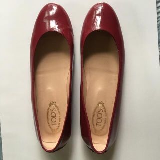 トッズ(TOD'S)のトッズ　エナメルフラットシューズ(ハイヒール/パンプス)