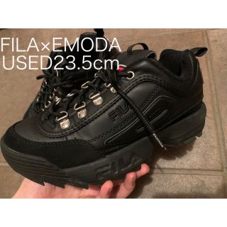 フィラ(FILA)のFILA EMODAコラボ メタルレースアップスニーカー(スニーカー)