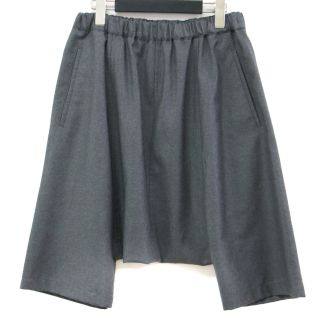 COMME des GARCONS COMME des GARCONS コムデギャルソン コムデギャルソン パンツ ボトムス ズボン グレー XS サルエル ハーフ丈 ひざ丈 ウエストゴム ウール 【レディース】【中古】【美品】(サルエルパンツ)