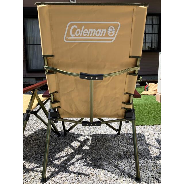 Coleman(コールマン)の【2脚セット】コールマン ファイヤーサイドレイチェア（ヨコーテブラウン） スポーツ/アウトドアのアウトドア(テーブル/チェア)の商品写真