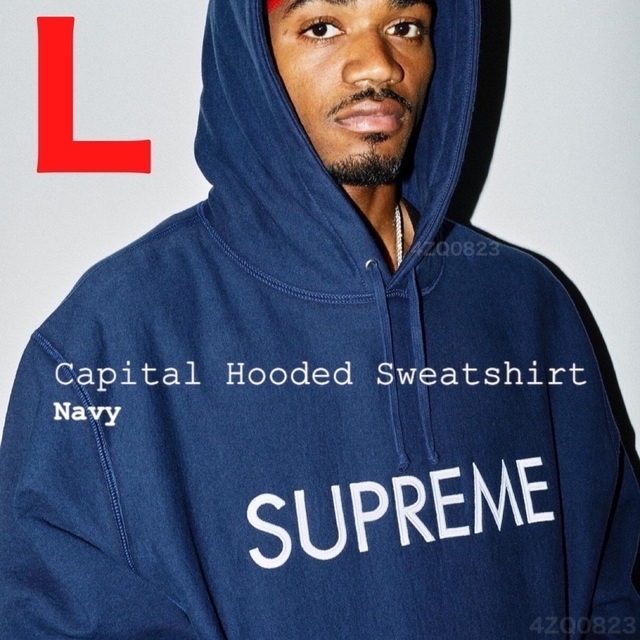 シュプリームSupreme capital Hooded sweatshirt