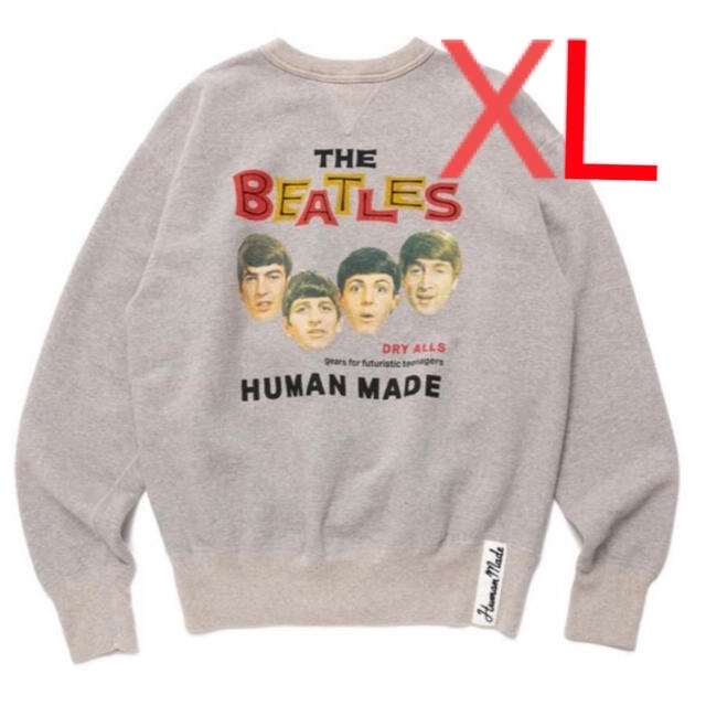 HUMAN MADE(ヒューマンメイド)のHUMAN MADE BEATLES SWEATSHIRT ビートルズ XL メンズのトップス(Tシャツ/カットソー(七分/長袖))の商品写真