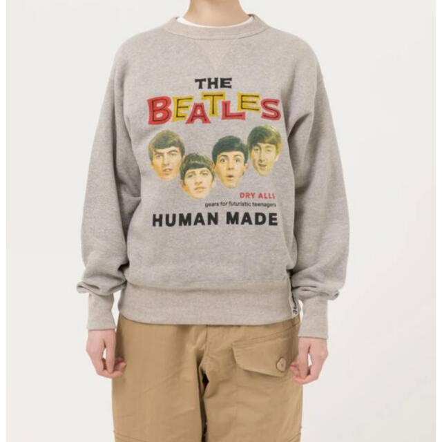 HUMAN MADE(ヒューマンメイド)のHUMAN MADE BEATLES SWEATSHIRT ビートルズ XL メンズのトップス(Tシャツ/カットソー(七分/長袖))の商品写真