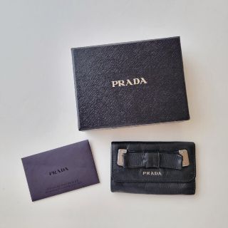 プラダ(PRADA)のPRADA リボン キーケース 正規品(キーケース)